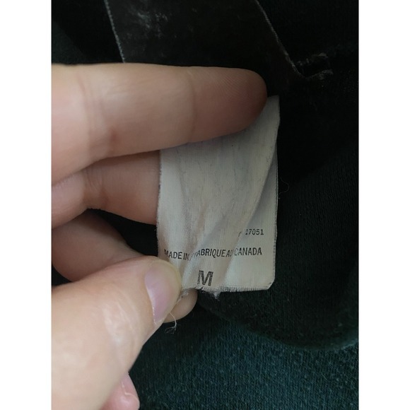 Vintage Banff Canada Travel Turtleneck Long Sleeve Embroidered Top Green M *READ - Picture 15 of 16